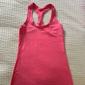 Neon Pink Lululemon Racerback Tank top